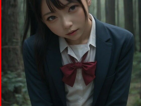 【幽霊少女】大自然の中で制服着せちゃいました。
