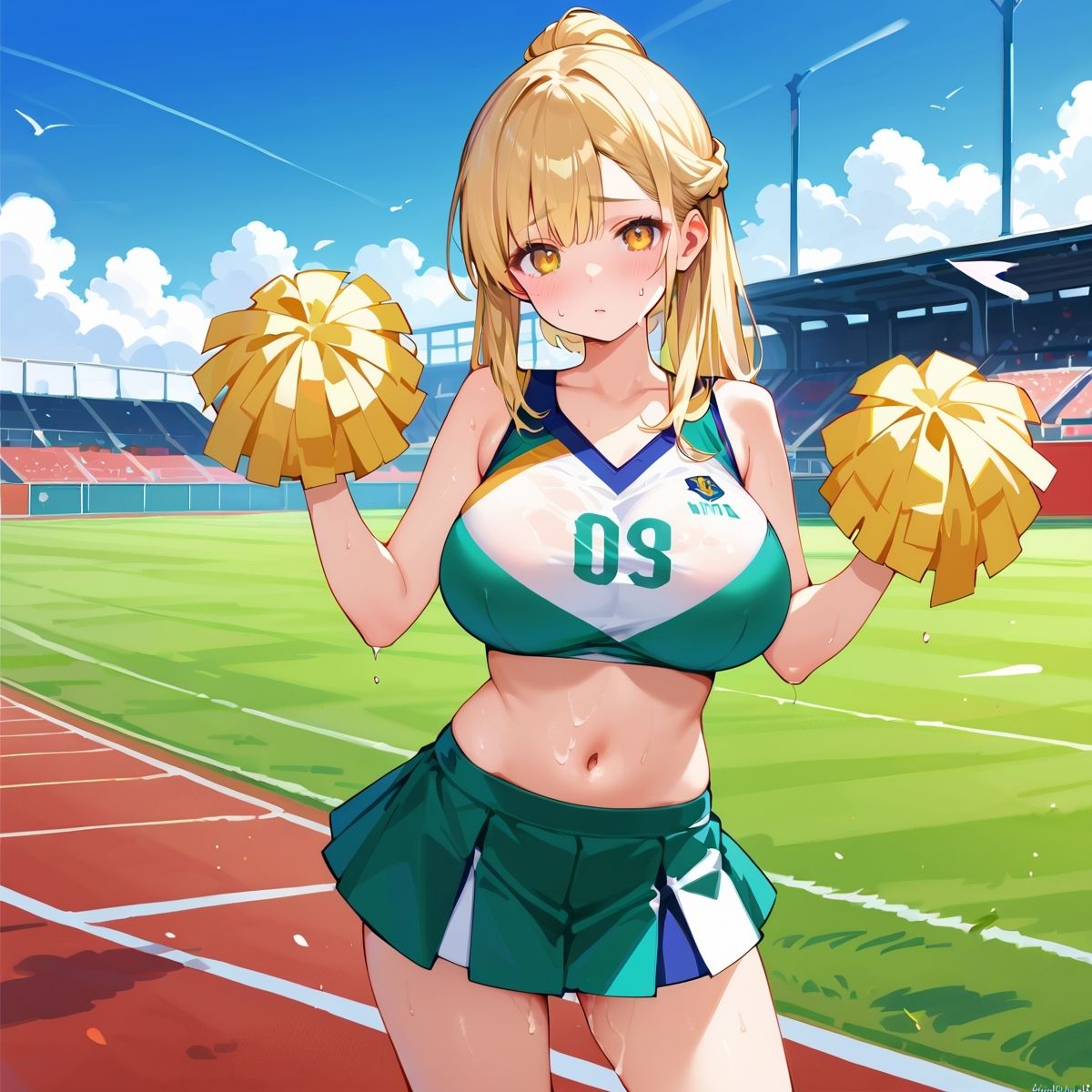 サンプル画像6:私立H学園チアリーダー部！〜豪華291枚収録！〜Vol.9(筋肉水着) [d_572733]