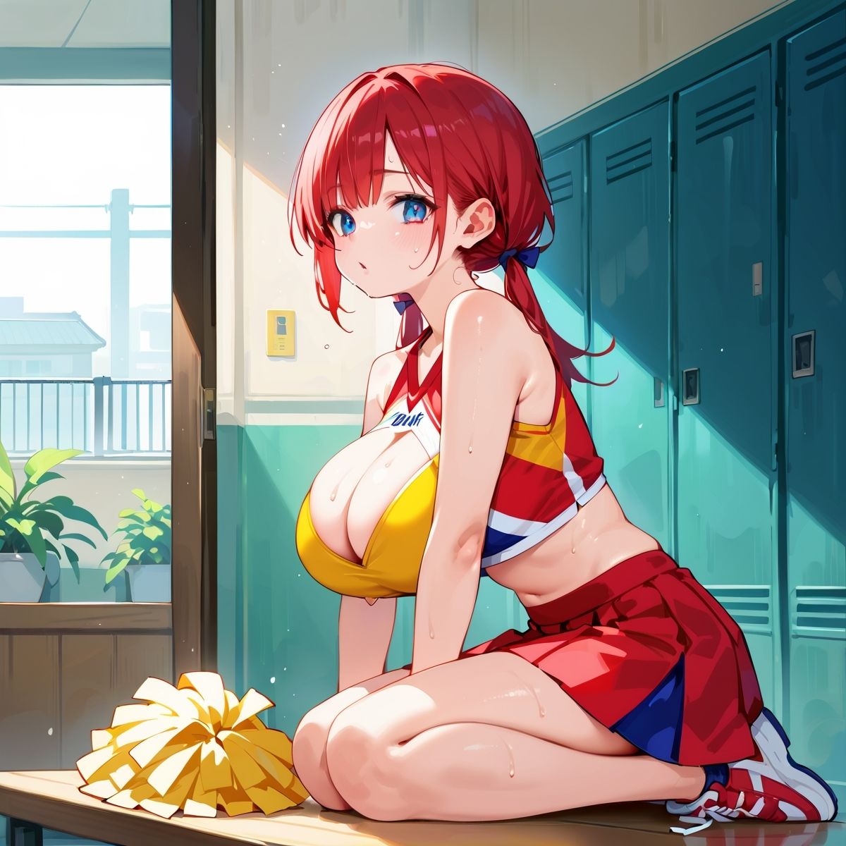 サンプル画像1:私立H学園チアリーダー部！〜豪華291枚収録！〜Vol.10(筋肉水着) [d_572739]