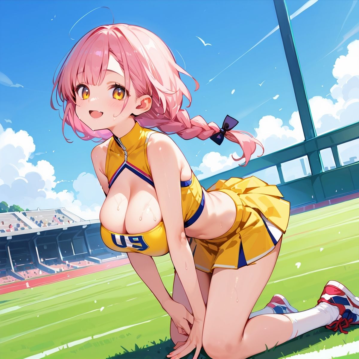 サンプル画像2:私立H学園チアリーダー部！〜豪華291枚収録！〜Vol.11(筋肉水着) [d_572742]