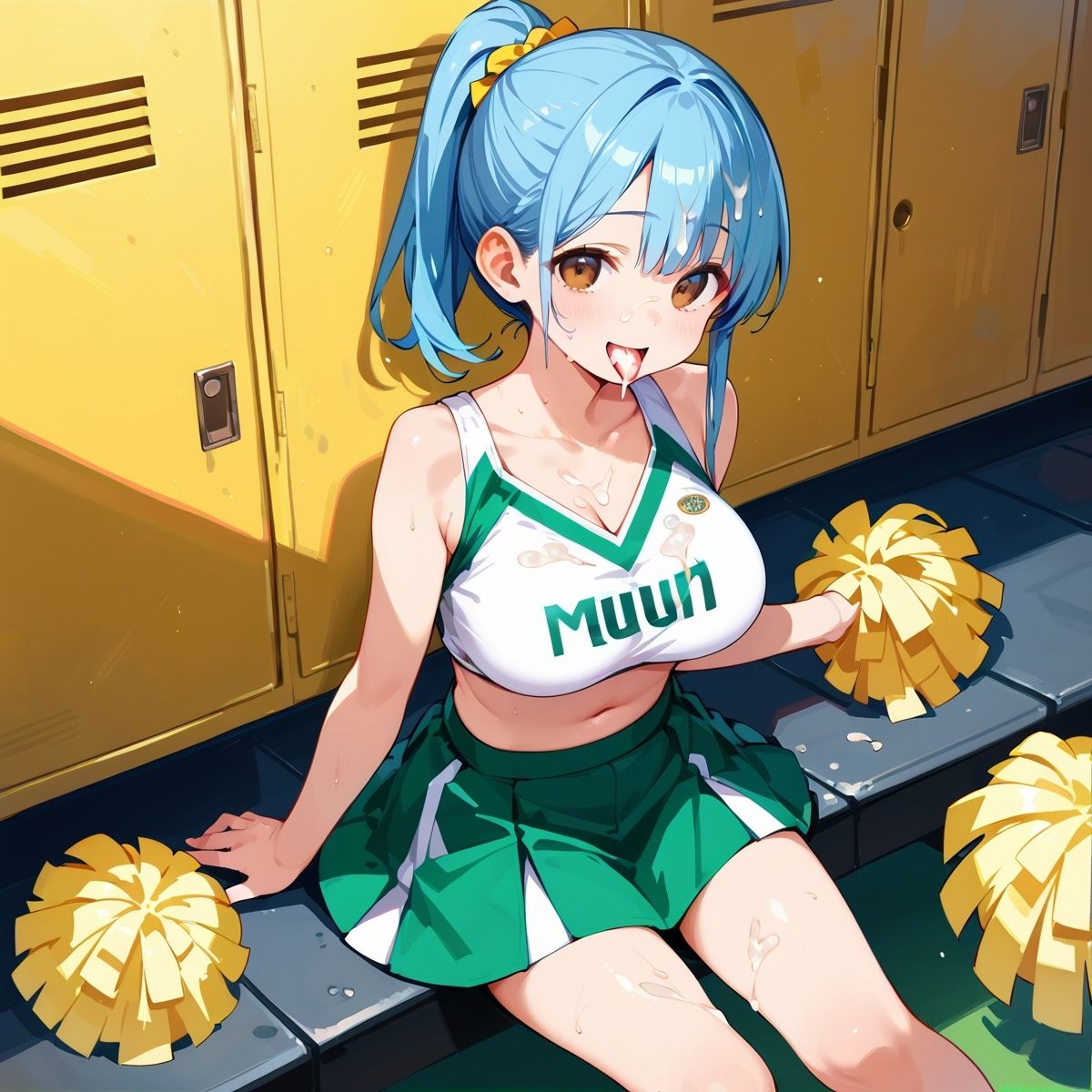 サンプル画像4:私立H学園チアリーダー部！〜豪華291枚収録！〜Vol.11(筋肉水着) [d_572742]