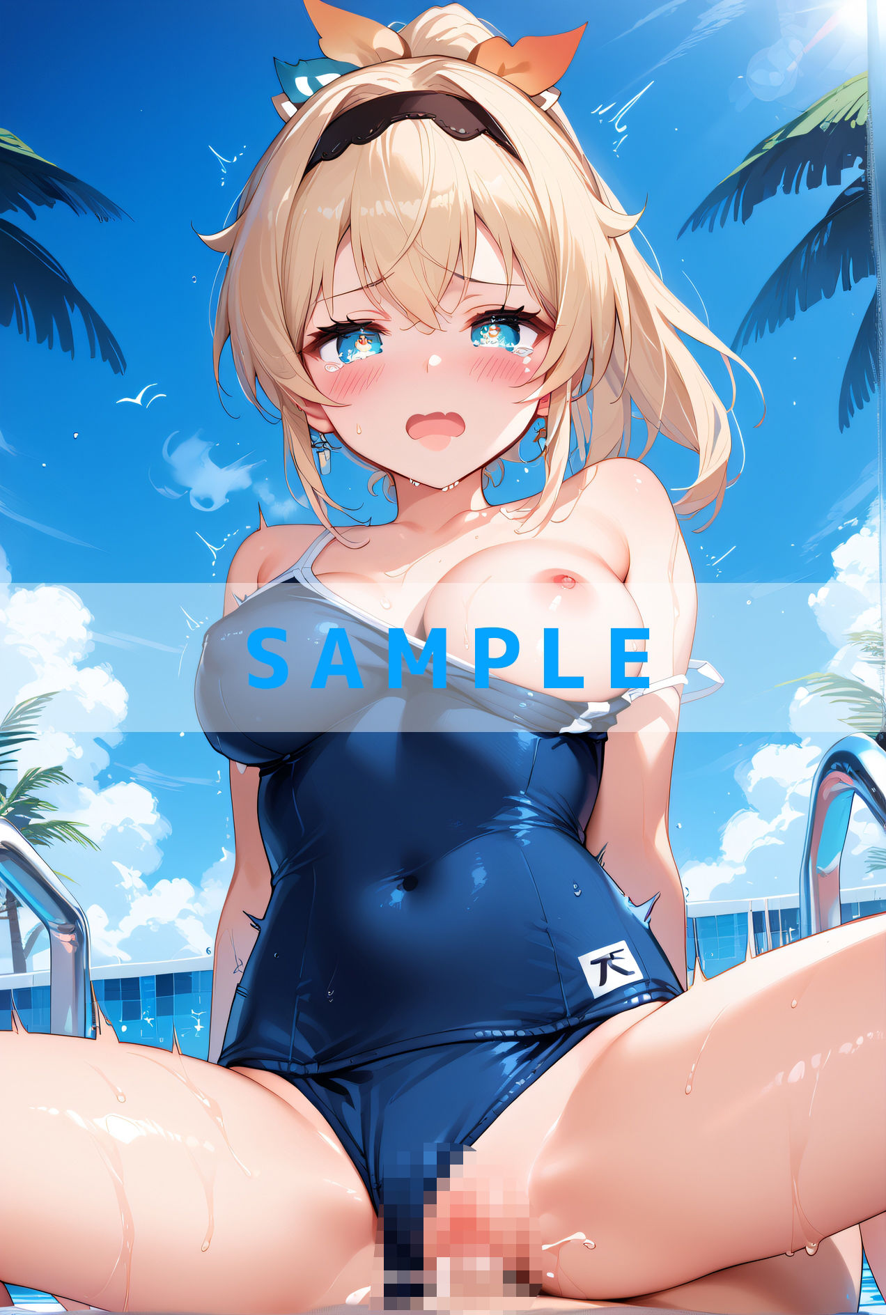 サンプル画像3:スク水えっち.ホ〇ライブVer(kawa) [d_572870]