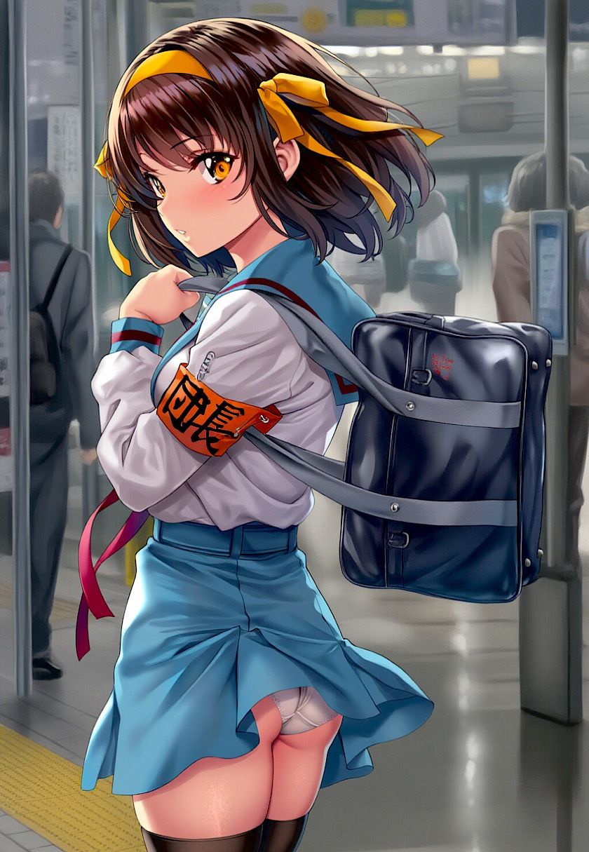 今日のおかず 涼宮ハ◯ヒの憂鬱 涼宮ハ◯ヒ〜電車編＆路地裏編〜 画像3