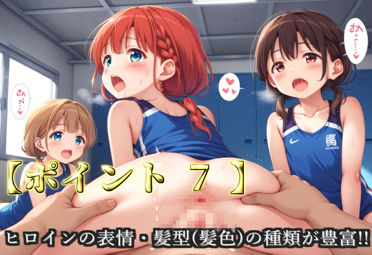 【新作価格】【豪華特典あり】つるぺた爆乳ロリ乱交学園 放課後の汗だくムレムレバレー部ご奉仕祭【500個】 画像9