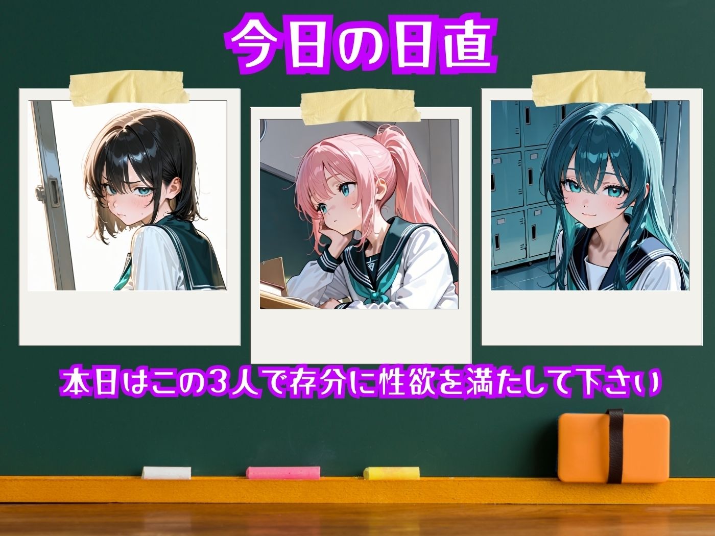 サンプル画像2:【高画質】今日の性直担当は君達だ〜純白肌×清楚編〜(トッポギ) [d_572942]