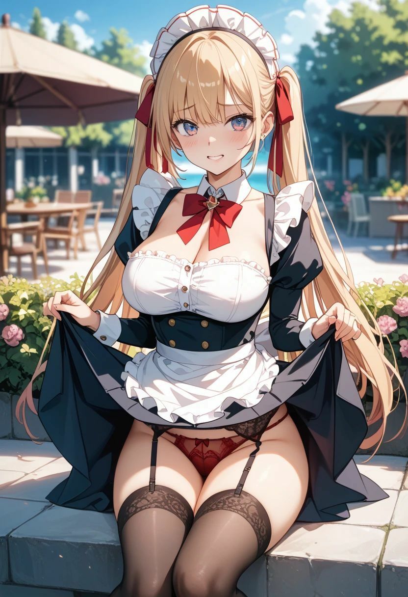 サンプル画像3:突然やってきたメイドが、徐々に俺を誘惑してくる件(月夜にだけ許されること) [d_572947]