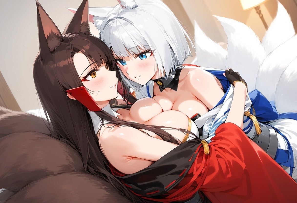 アズレ◯ 赤◯&加◯百合百合高解像度イラスト集 画像1