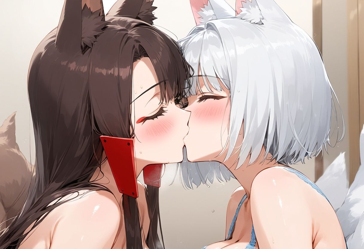 サンプル画像3:アズレ◯ 赤◯＆加◯百合百合高解像度イラスト集(ぱーぷるびーとすたじお) [d_572950]