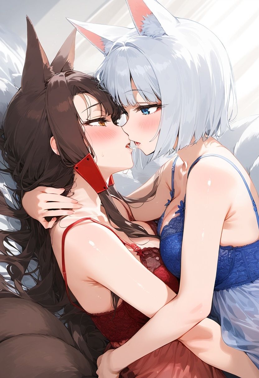 サンプル画像4:アズレ◯ 赤◯＆加◯百合百合高解像度イラスト集(ぱーぷるびーとすたじお) [d_572950]