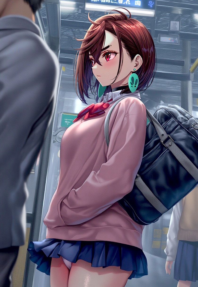 サンプル画像3:今日のおかず ダン◯ダン 綾◯ 桃〜電車編＆路地裏編〜(イラスト18区) [d_572955]