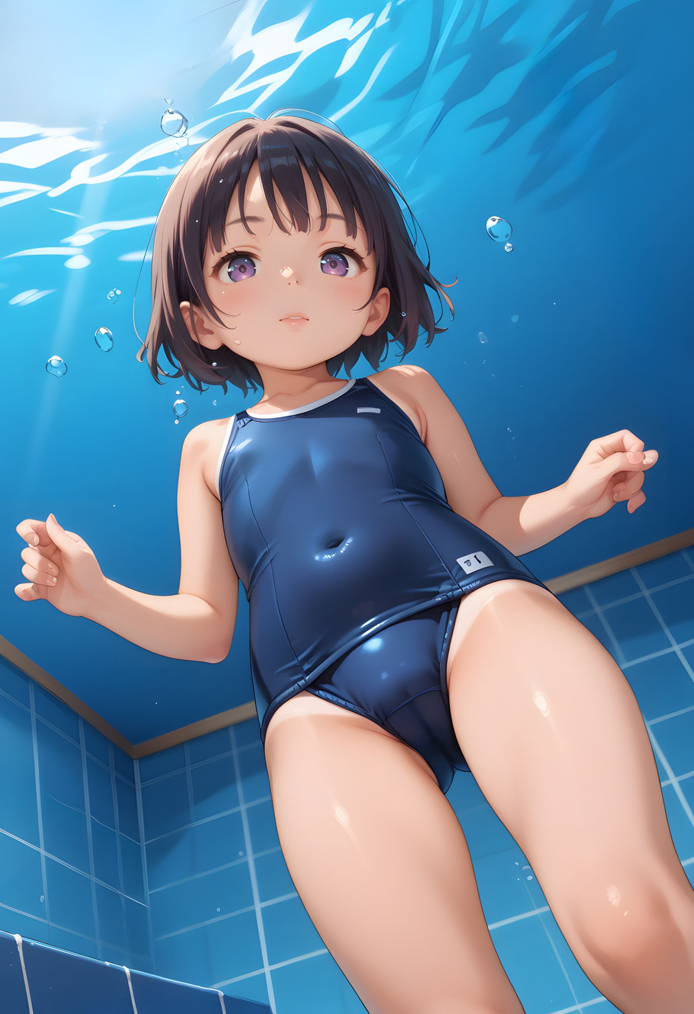 私立ちっぱい学園濡れ濡れ水泳部    ぷにすじ！ちゅるんとした水着の下に見え隠れ 週刊ロリポップサンデー エロ画像6