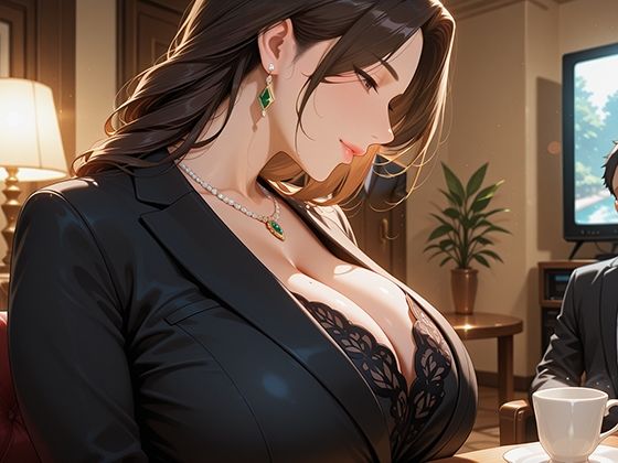 サンプル画像2:未亡人 寂しげな喪服姿の義母を抱きしめずにはいられなかった(完熟マンゴー) [d_573148]