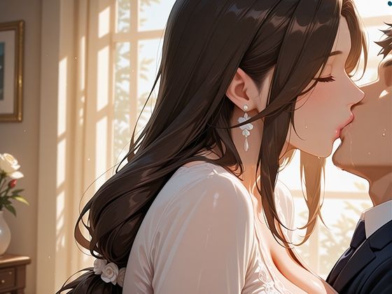 サンプル画像6:未亡人 寂しげな喪服姿の義母を抱きしめずにはいられなかった(完熟マンゴー) [d_573148]