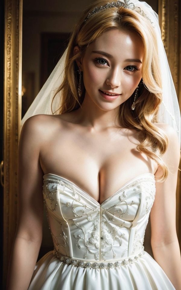 サンプル画像3:永遠を誓うその瞬間(AI美女CLUB) [d_573218]