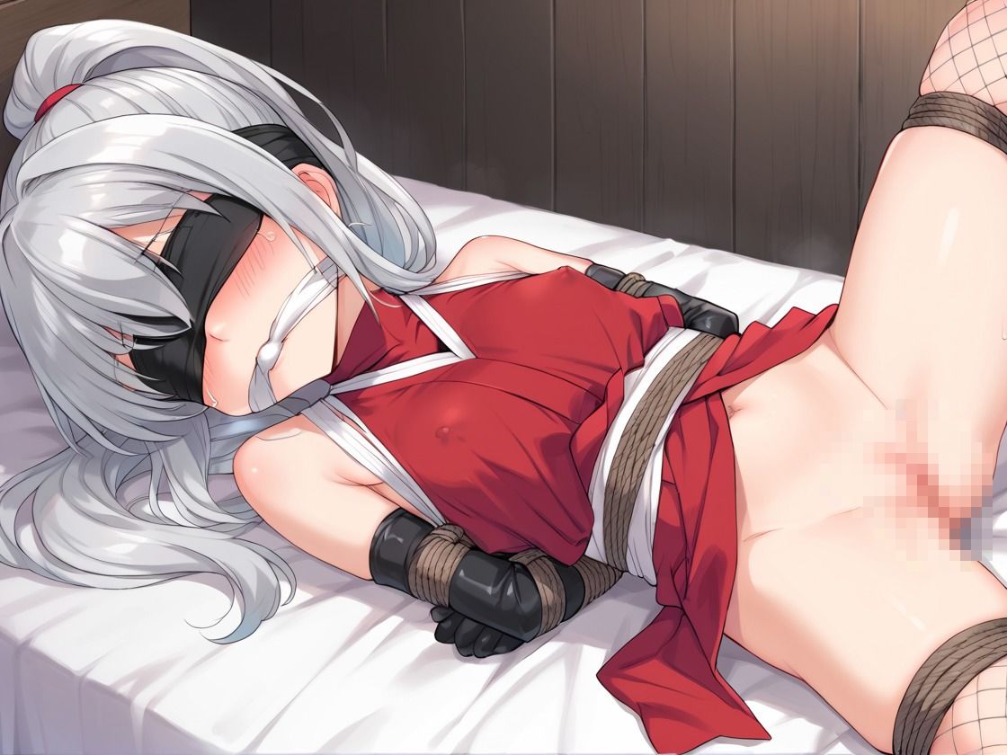 サンプル画像6:拷問種付け〜囚われの拘束クノイチ〜(なでしこしこくらぶ) [d_573250]