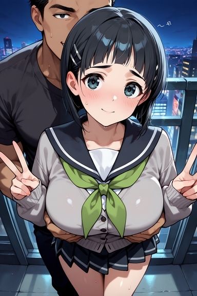 寝取られる桐◯谷直葉 画像1