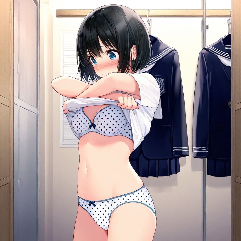 潜入女子更衣室 JK生着替え中 画像4