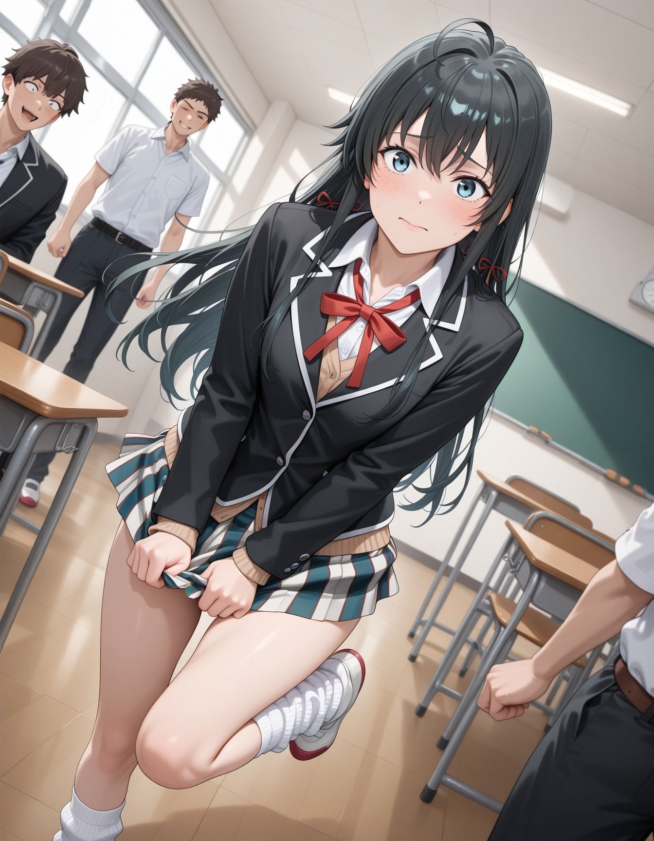 サンプル画像2:襲われ犯●れた黒髪美少女(ぽりっしゅ本舗) [d_573394]