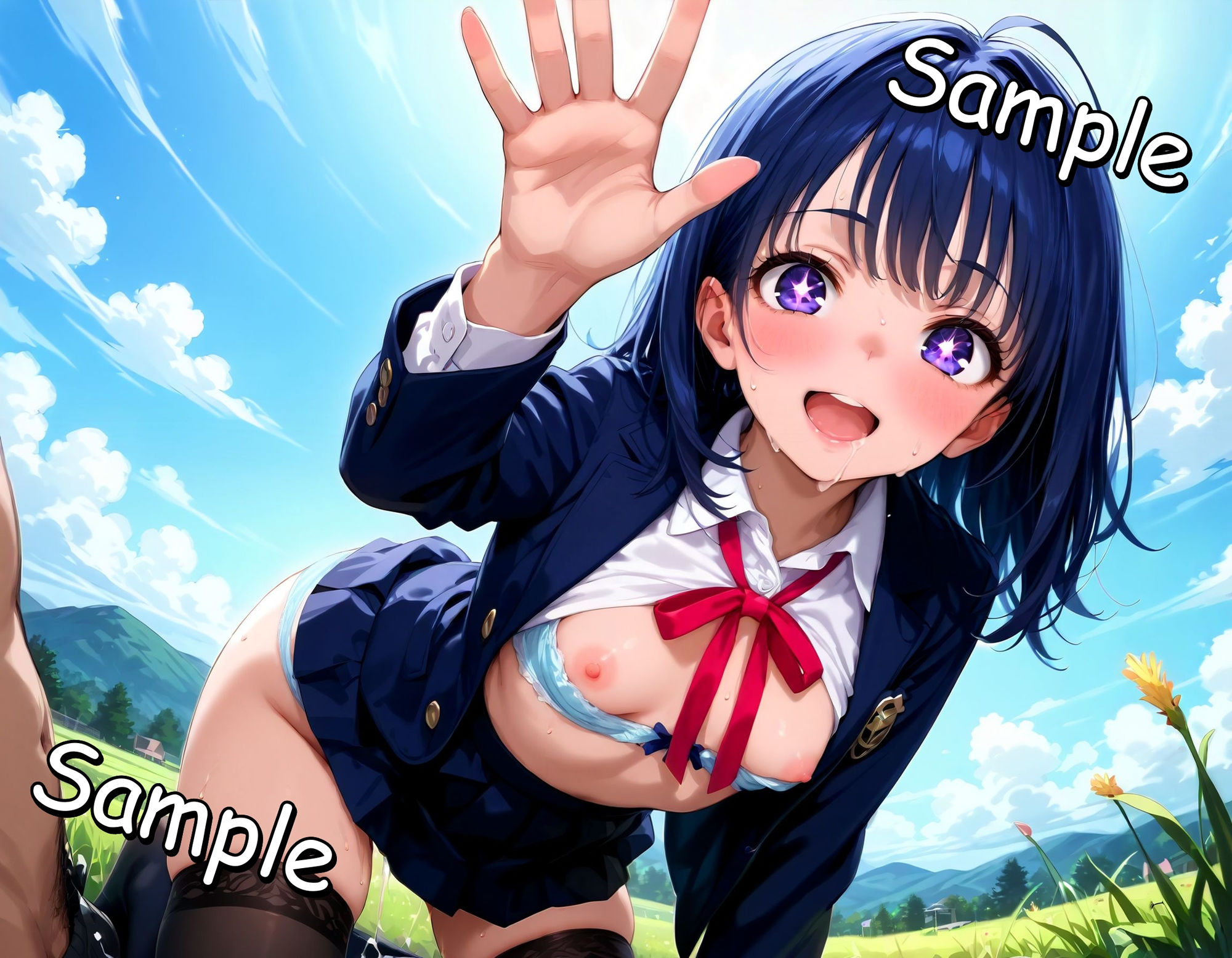 サンプル画像1:純白の転校生が田舎の旧校舎で秘密の儀式に捧げられる話(チェリー工房) [d_573416]