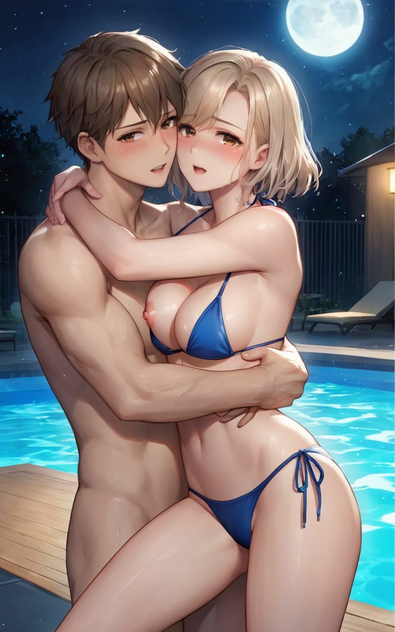 サンプル画像5:誘惑のプールサイド  女神降臨(はちまる) [d_573451]