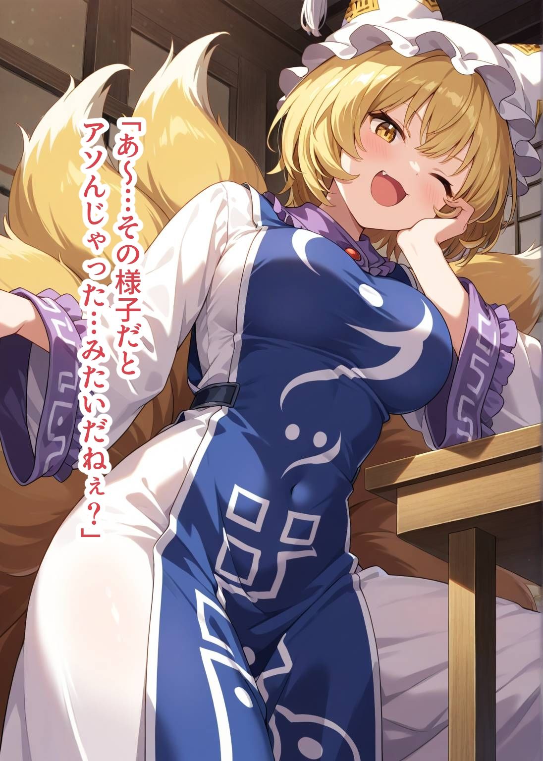 サンプル画像2:幻想郷交尾録〜八雲藍編〜(東方FAP) [d_573551]