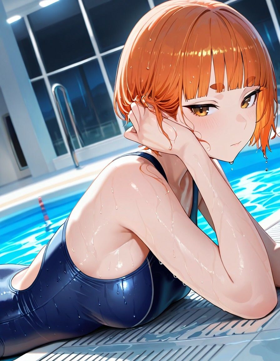 サンプル画像3:競泳女子のエッチな生態(ぺろぺろちんちーの) [d_573571]