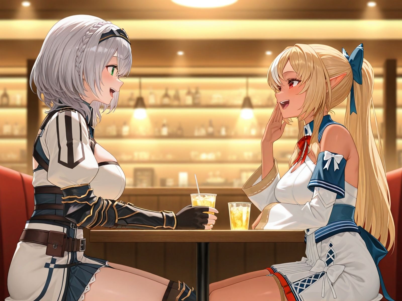 サンプル画像1:白銀、不知火(Aitester2) [d_573634]