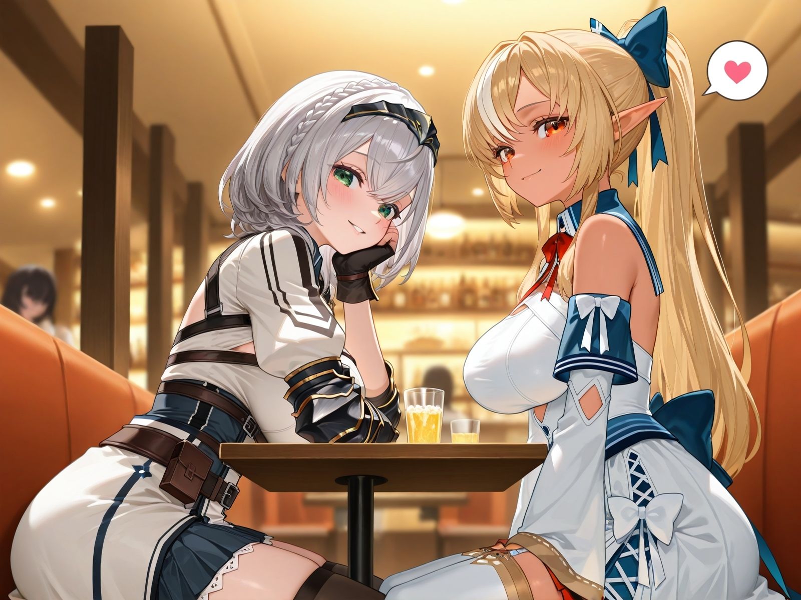 サンプル画像2:白銀、不知火(Aitester2) [d_573634]