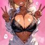 デカ乳ギャルにたっぷり中出し