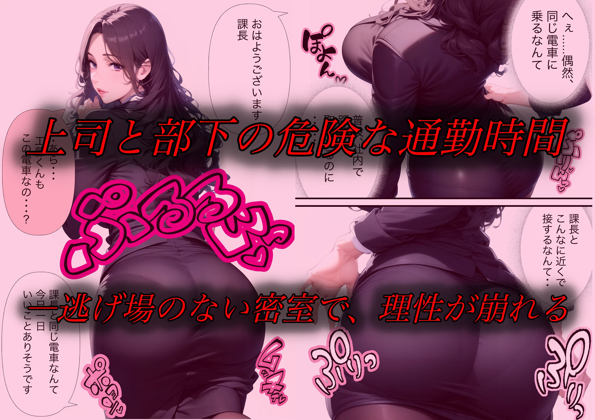 サンプル画像2:上司と部下の危険な通勤時間 〜51歳の美熟女課長と秘密のスリル〜(マグロのちゅうとろ) [d_573680]