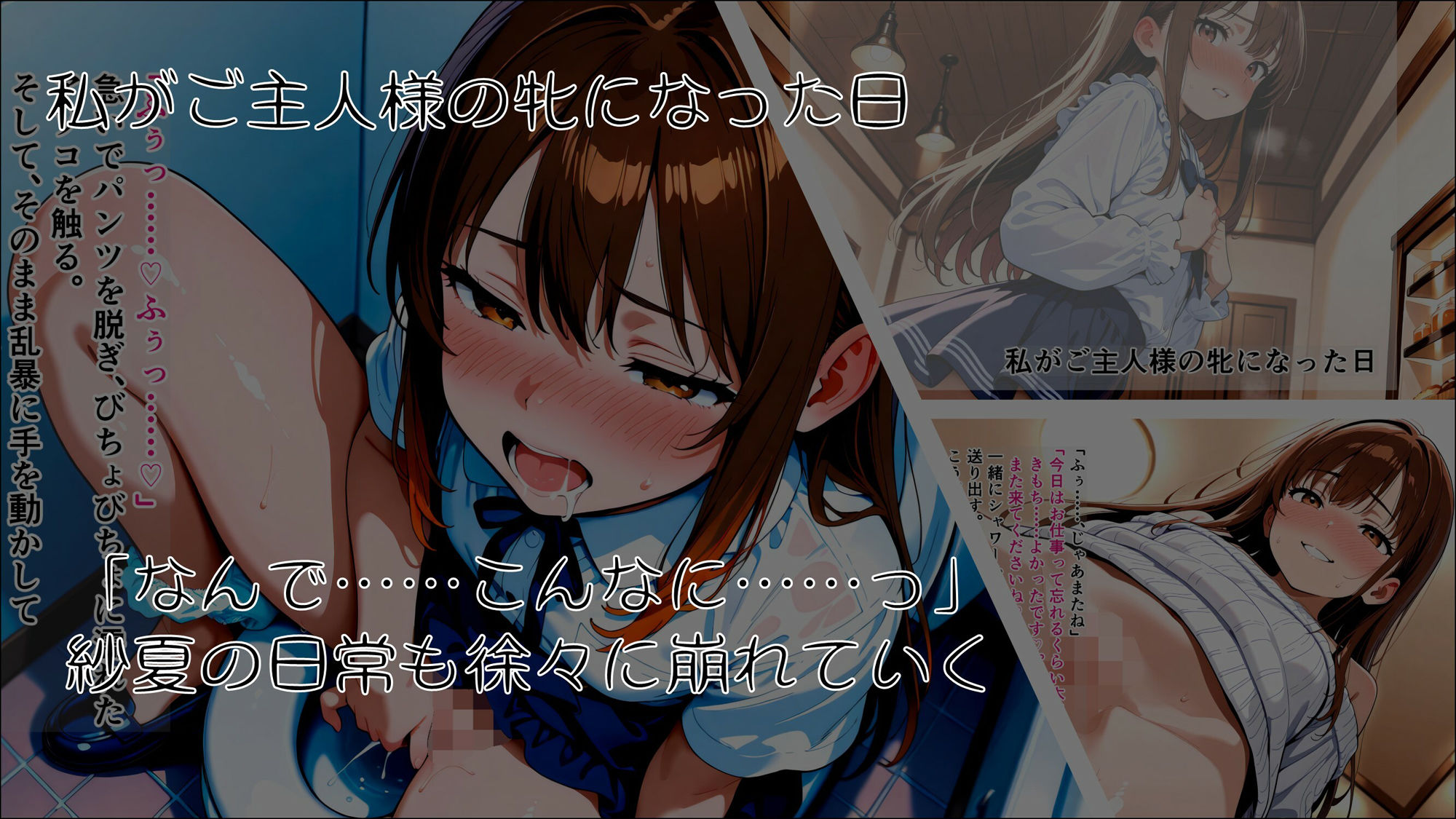 女神のスキルを手に入れたご主人様に、牝に堕とされた私たちの記録 紗夏編 Part2.私がご主人様の牝になった日 画像3