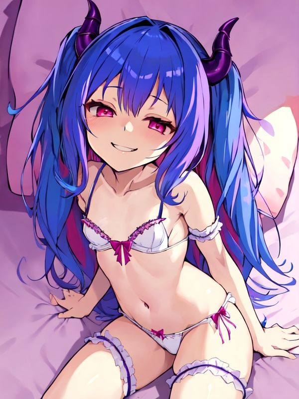 サンプル画像1:メス〇〇サキュバスに煽られるだけ6(AI屋) [d_573747]