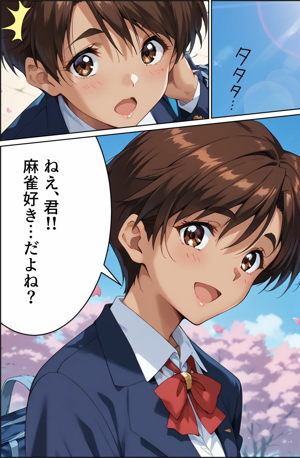 サンプル画像3:脱衣麻雀で勝負してもらっていいですか？Vol.12（スーパーリ〇ル麻雀）287枚(ちっぱいですがなにか) [d_573772]