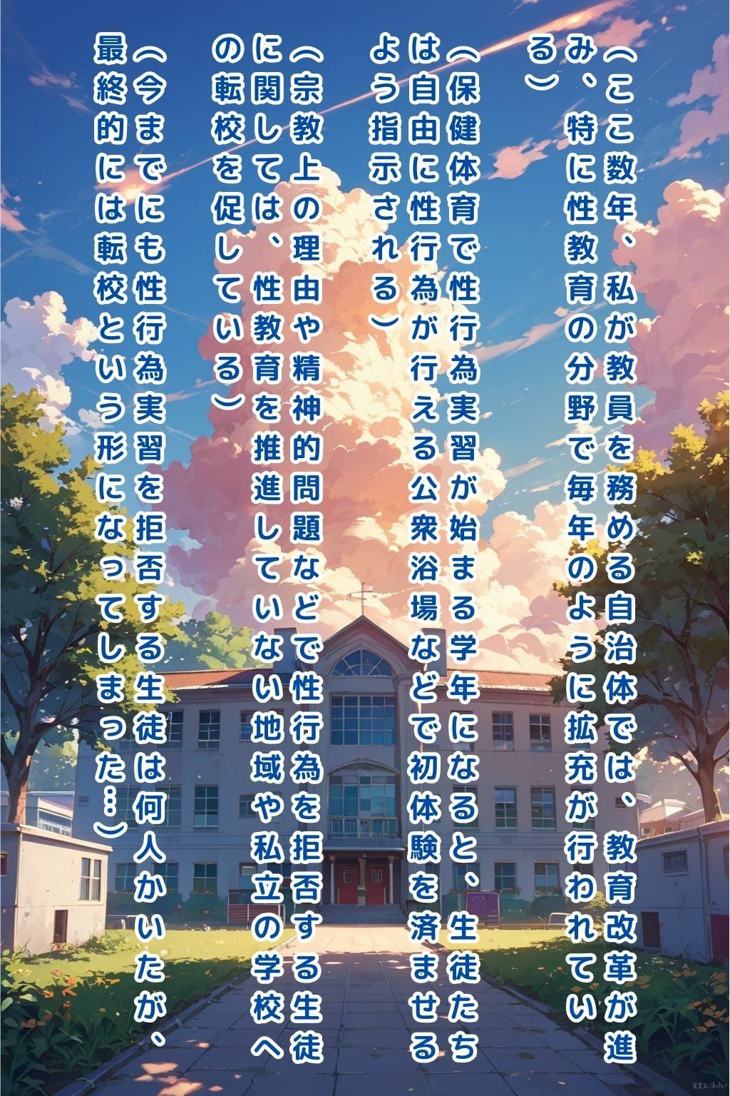 放課後性指導2【セリフ付き本編23P】 画像1