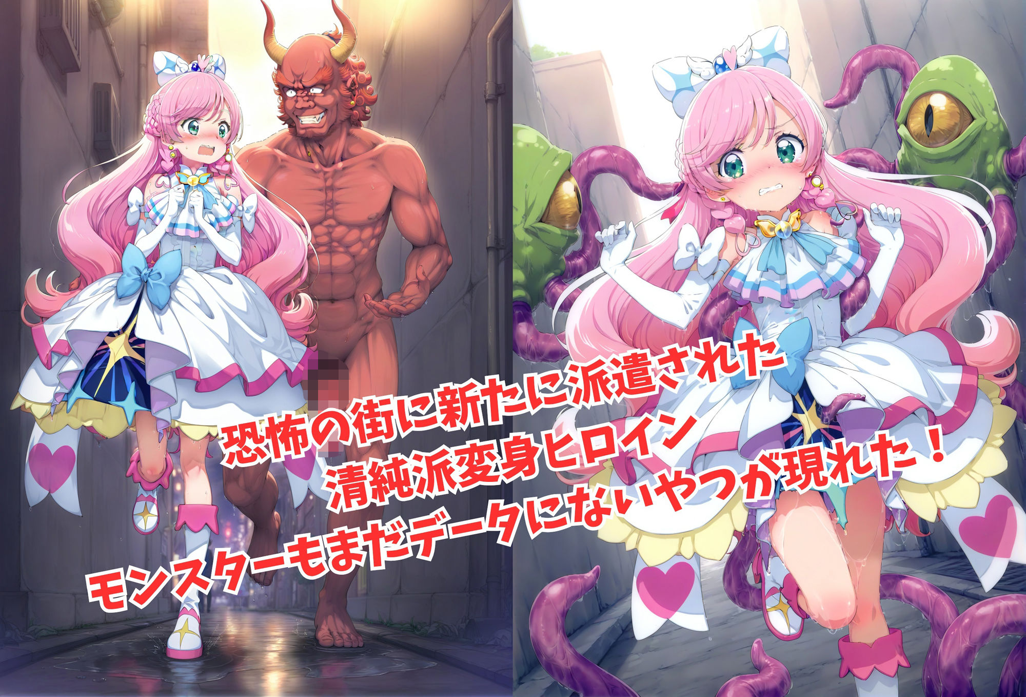 サンプル画像1:がんばれ！プリズムちゃん☆(絵心あいのAI生成アトリエ) [d_573830]