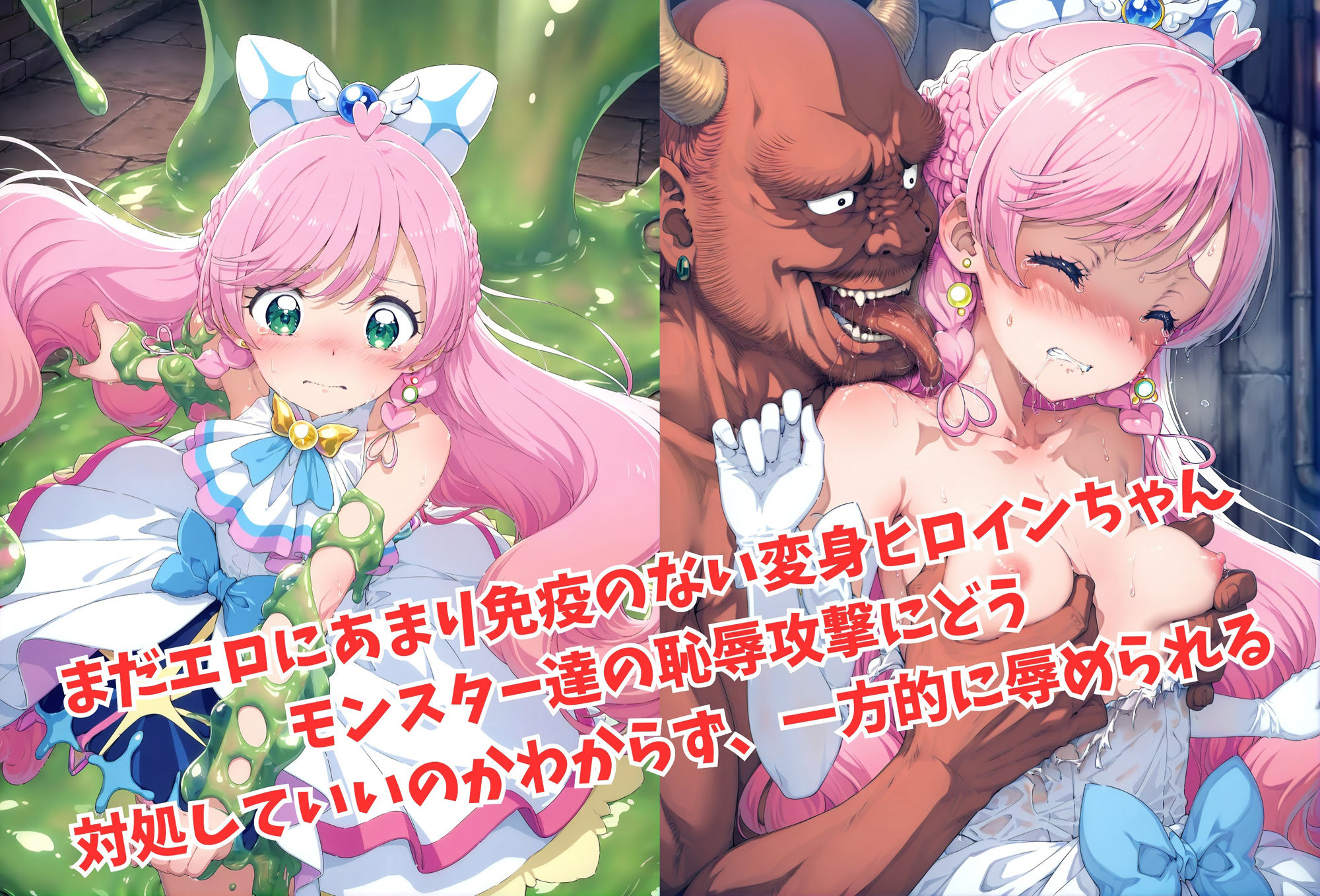 サンプル画像2:がんばれ！プリズムちゃん☆(絵心あいのAI生成アトリエ) [d_573830]