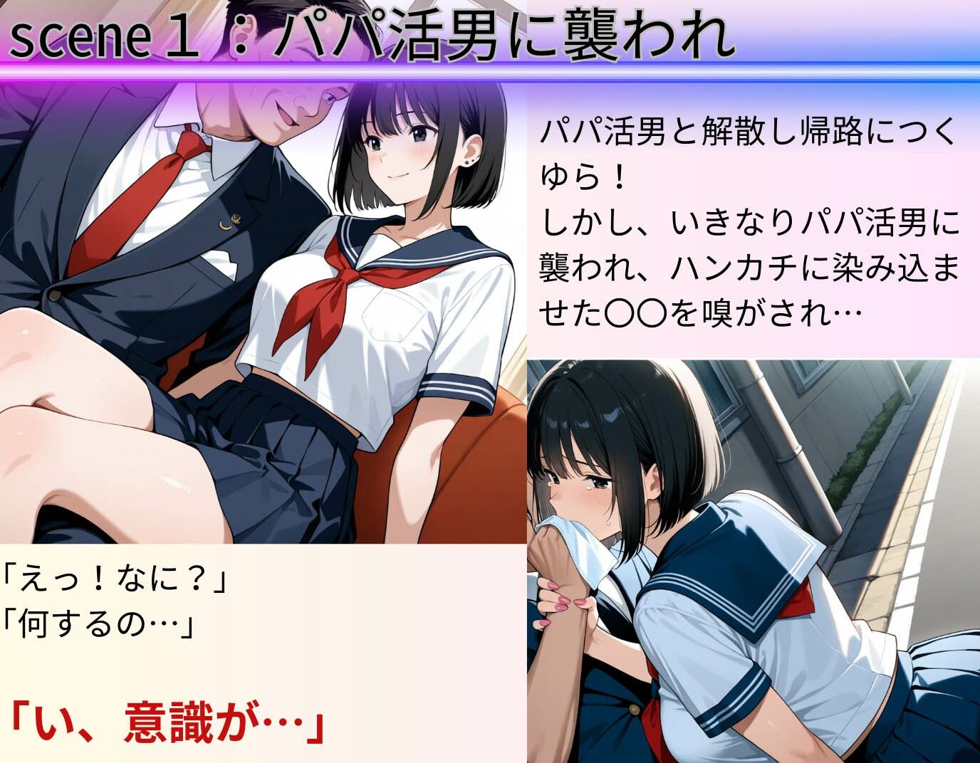 サンプル画像3:強●ビッチ覚醒！監禁されたGカップ美少女が快感の臨界点を突破され理性崩壊の末路(制服物語) [d_573842]