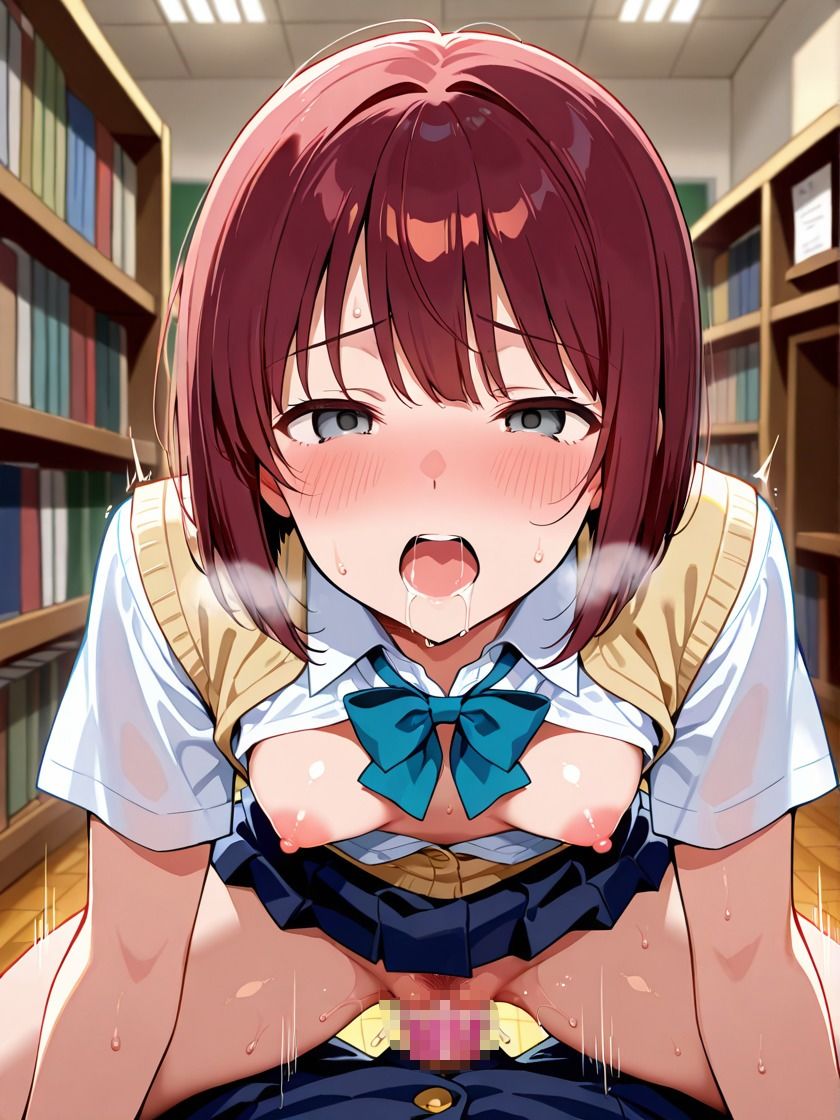 サンプル画像6:生意気な新入生を図書室で無慈悲に犯しまくる(good up本舗) [d_573876]