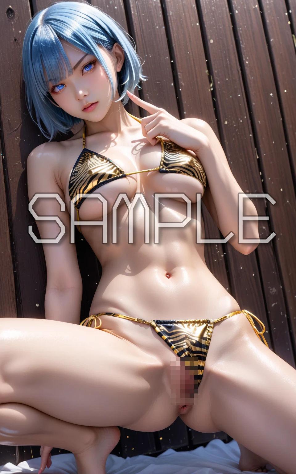 AI AOI - Public exposure in a swimsuit - 画像1
