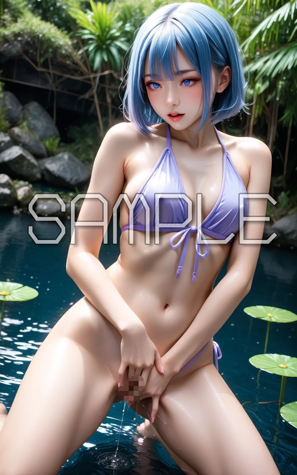 AI AOI - Masturbating in a swimsuit - 画像1