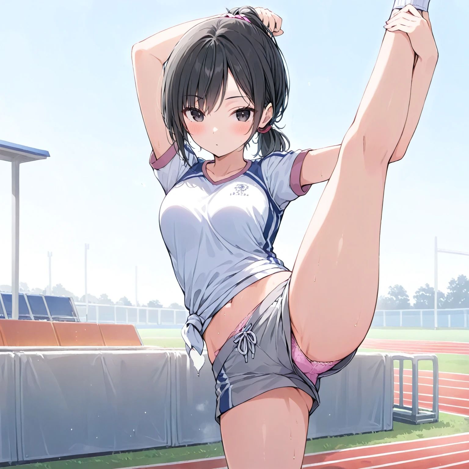 部活でじょしこうせいがかわいいパンティー見せてくれた(500枚) 画像1