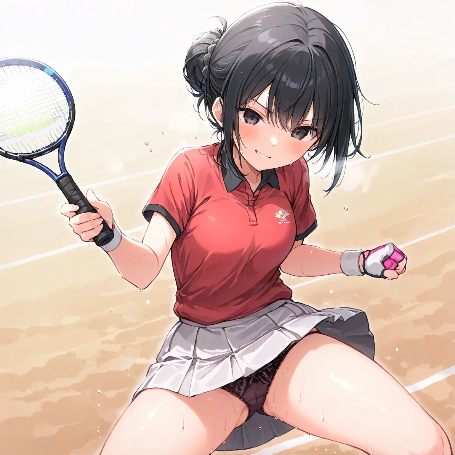 部活でじょしこうせいがかわいいパンティー見せてくれた(500枚) 画像4