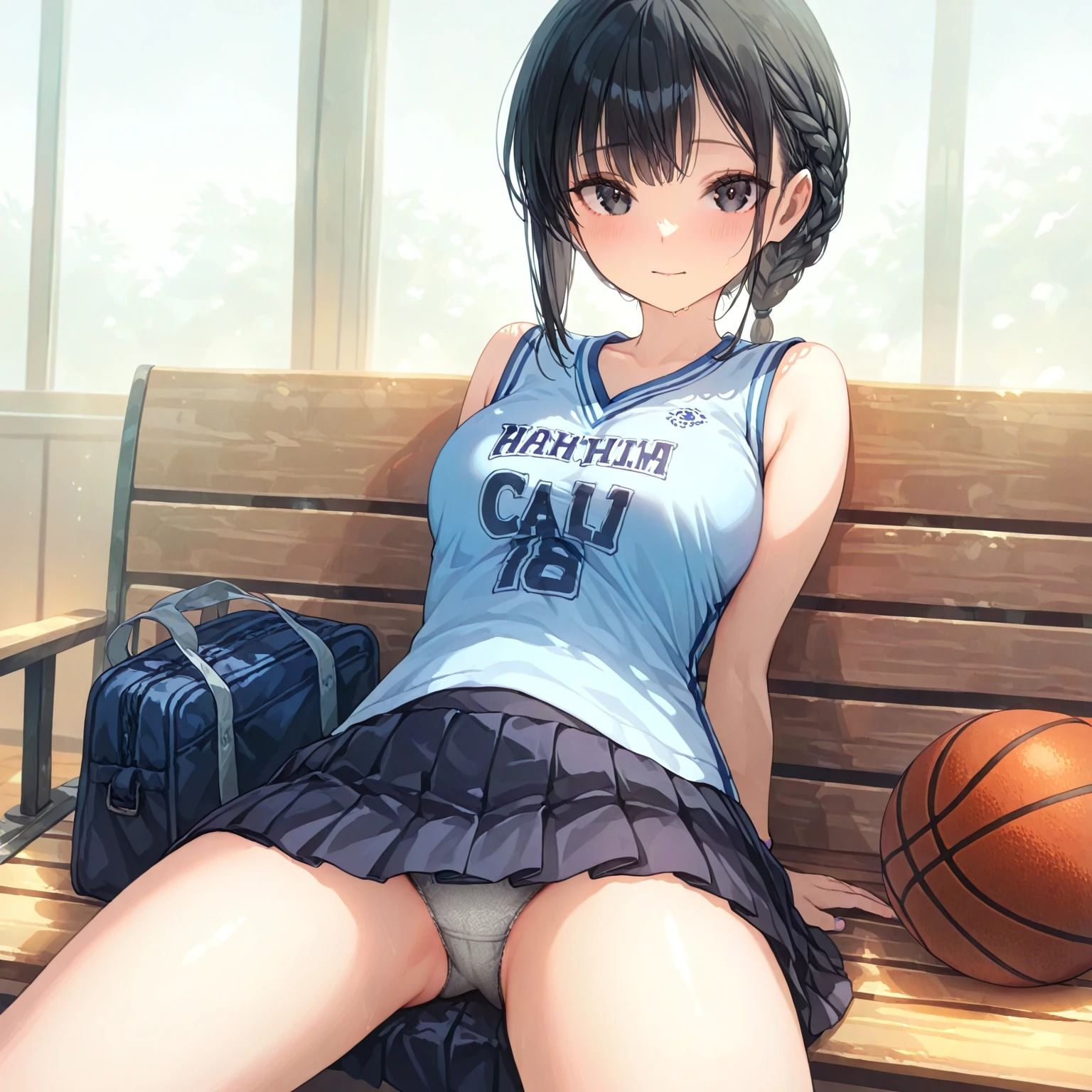 部活でじょしこうせいがかわいいパンティー見せてくれた(500枚) 画像9