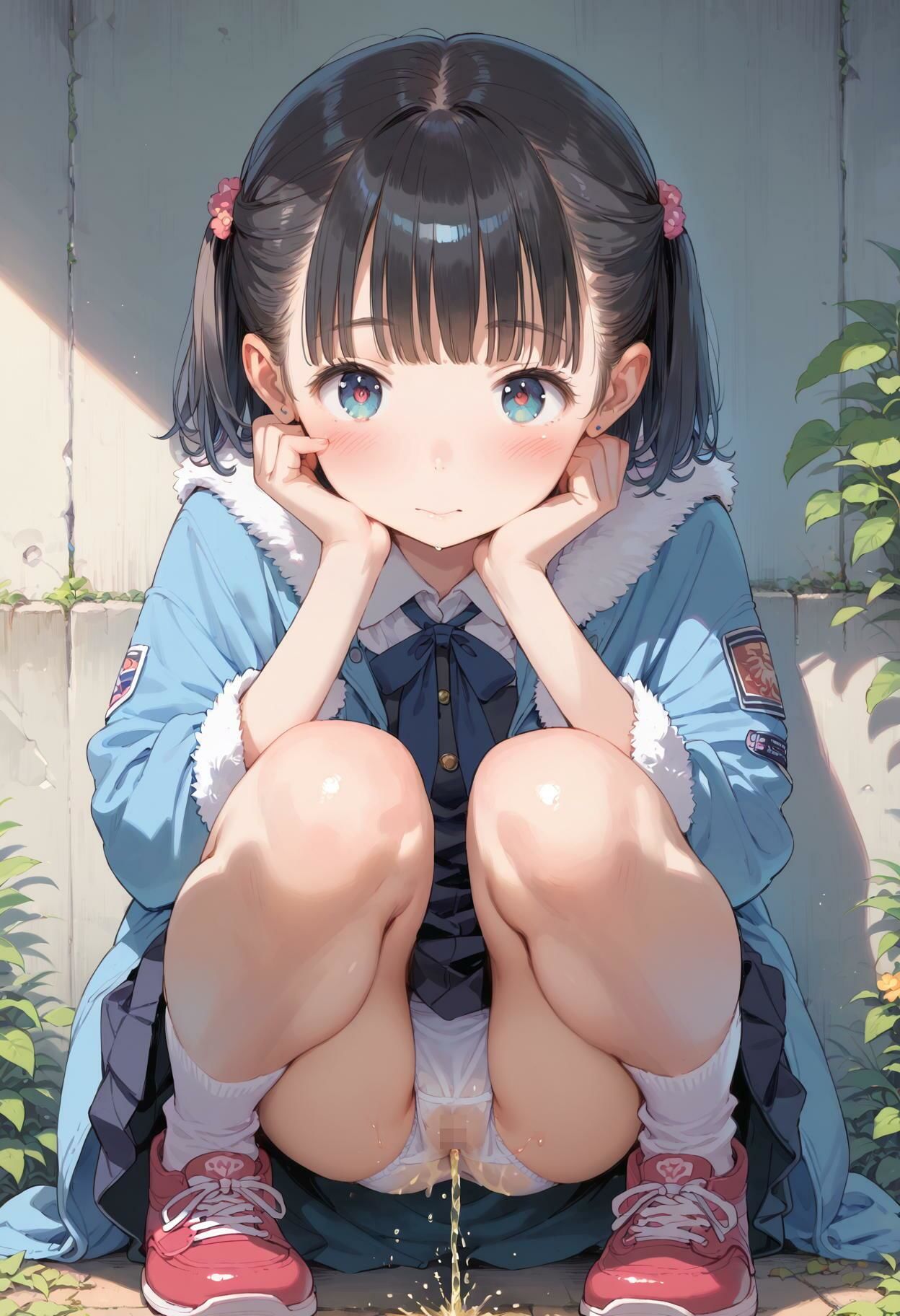 サンプル画像3:【お漏らし大好き！】パンツはいたままオシッコ(AI_Peeパンティ) [d_574104]