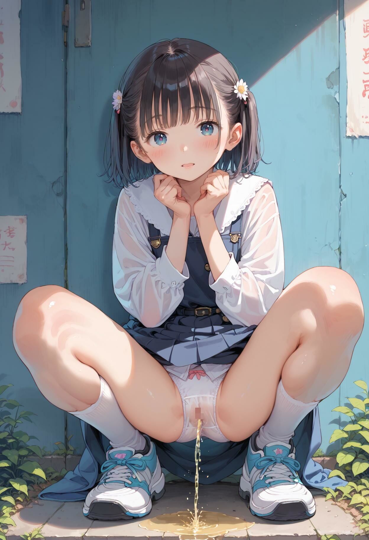 サンプル画像5:【お漏らし大好き！】パンツはいたままオシッコ(AI_Peeパンティ) [d_574104]