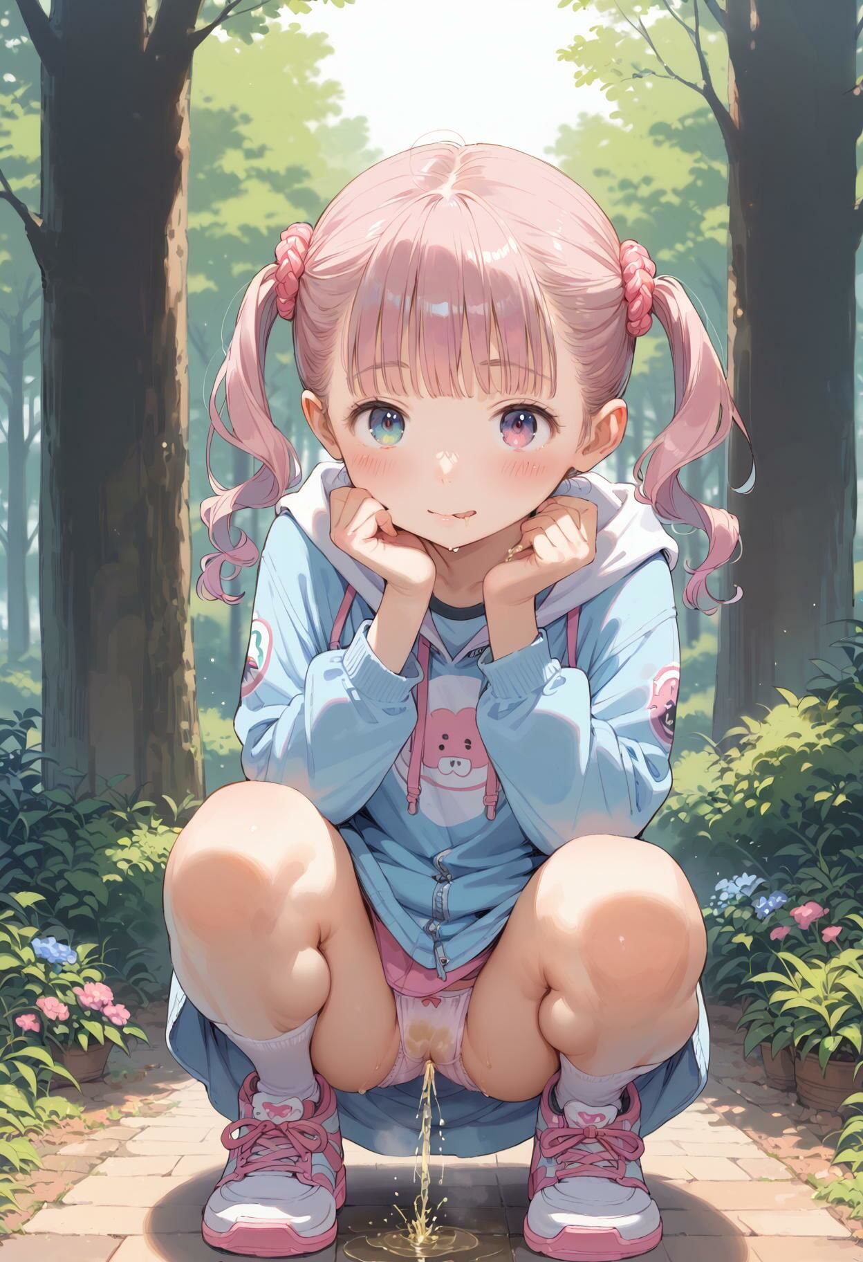 サンプル画像6:【お漏らし大好き！】パンツはいたままオシッコ(AI_Peeパンティ) [d_574104]