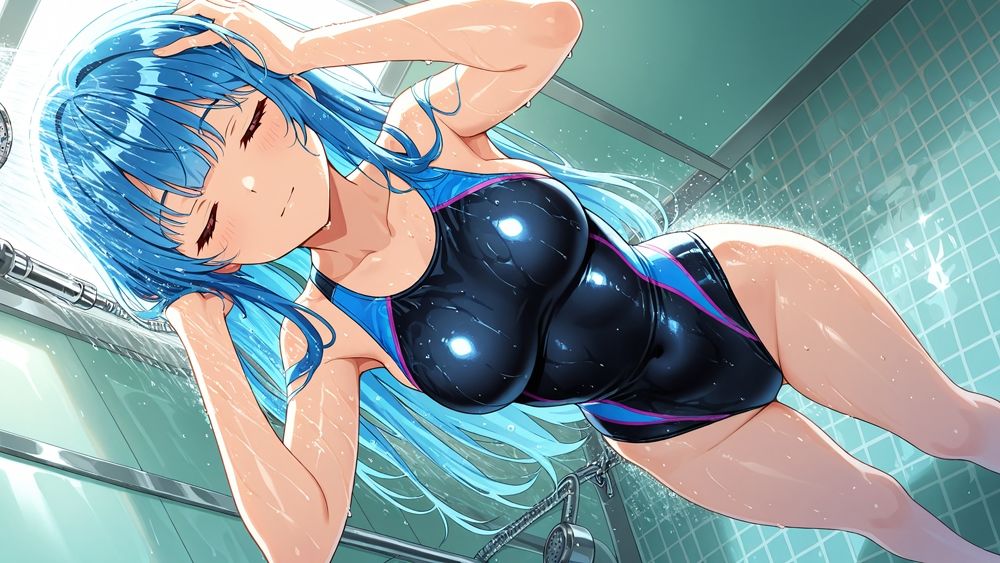 サンプル画像6:青×茶髪の水泳部姉妹が顧問教師と中出し性交【4K】【400枚】(ニート印刷所) [d_574139]