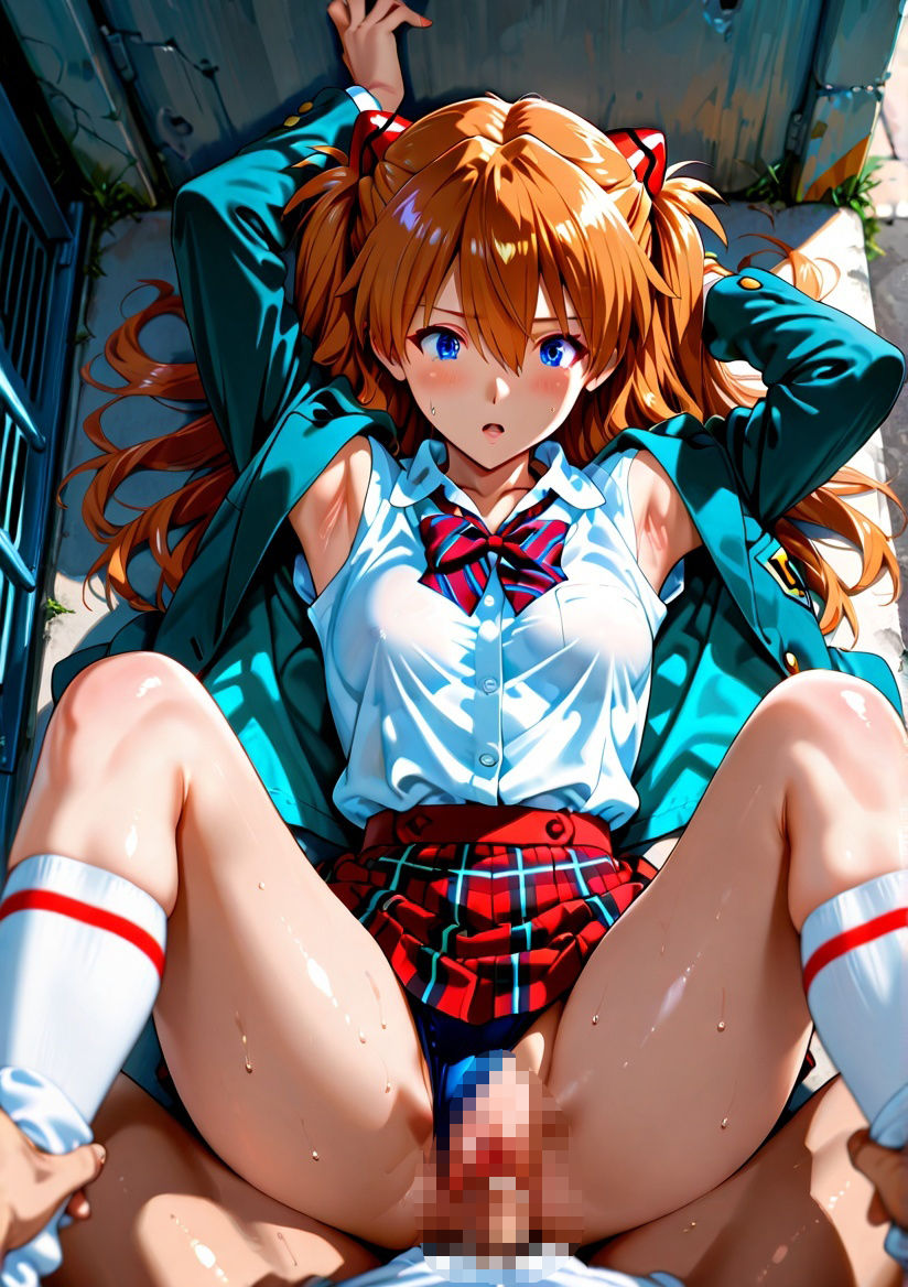 サンプル画像2:クラスの一軍女子 ア〇カ・ラングレー は発情期(月が満ちるとき) [d_574183]