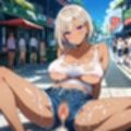 真夏の黒ギャル×タンクトップ中出し！【厳選画像398枚収録】Vol.3