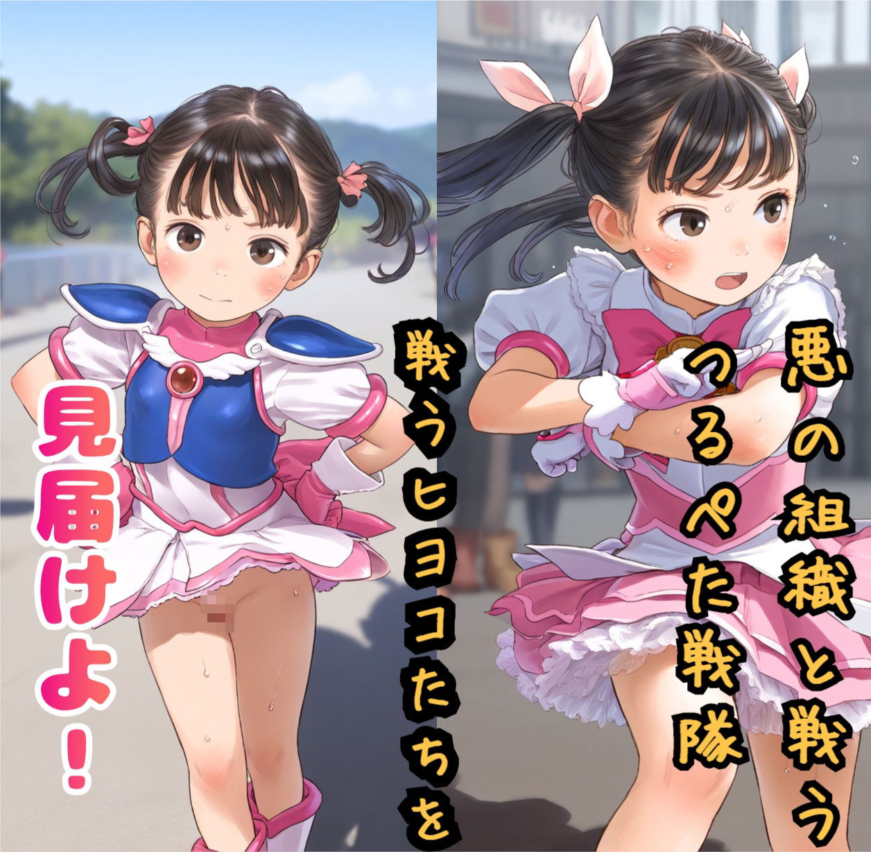 つるぺた戦隊 しゅーくりーむ エロ画像2